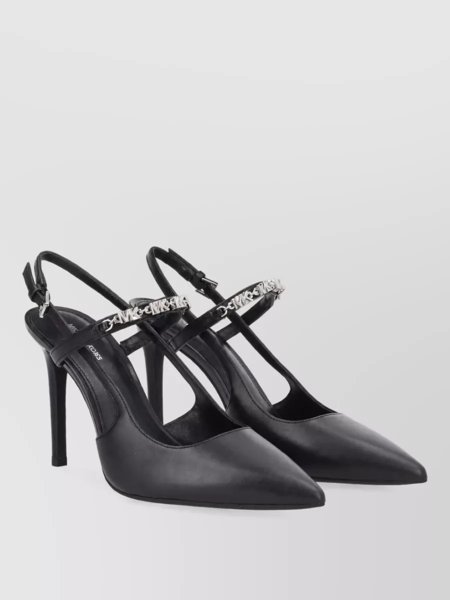 Michael Kors leather slingback pumps