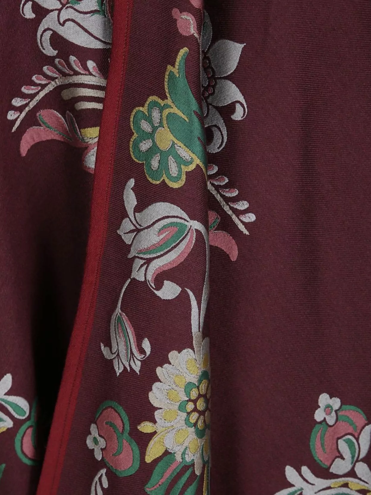 Etro Women's Floral Cape Draped Design