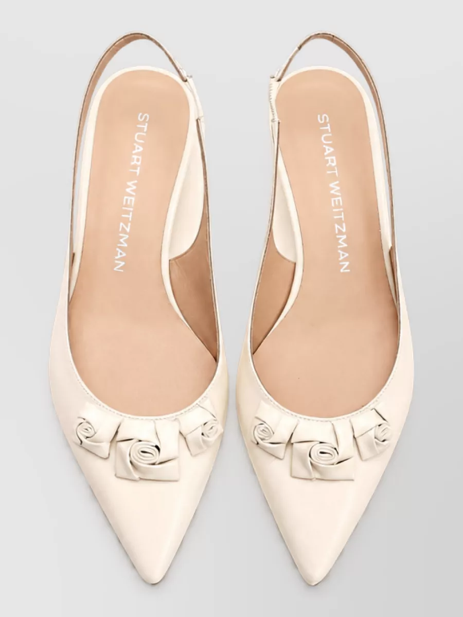 Stuart Weitzman Leather Slingback Pumps