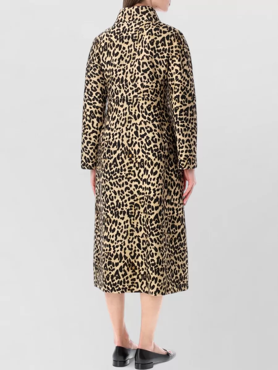 Valentino Garavani Animalier Double-Breasted Coat