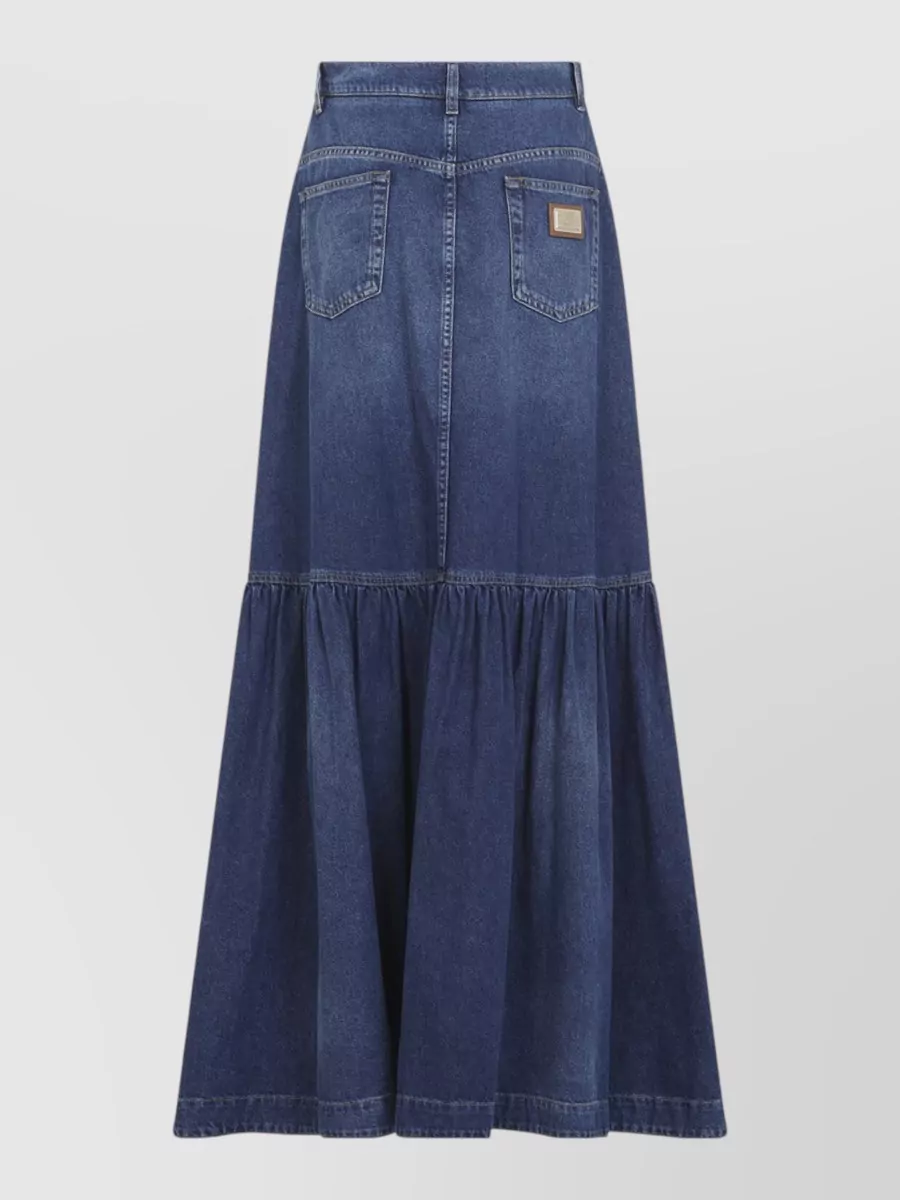 Dolce&Gabbana Denim Maxi Skirt