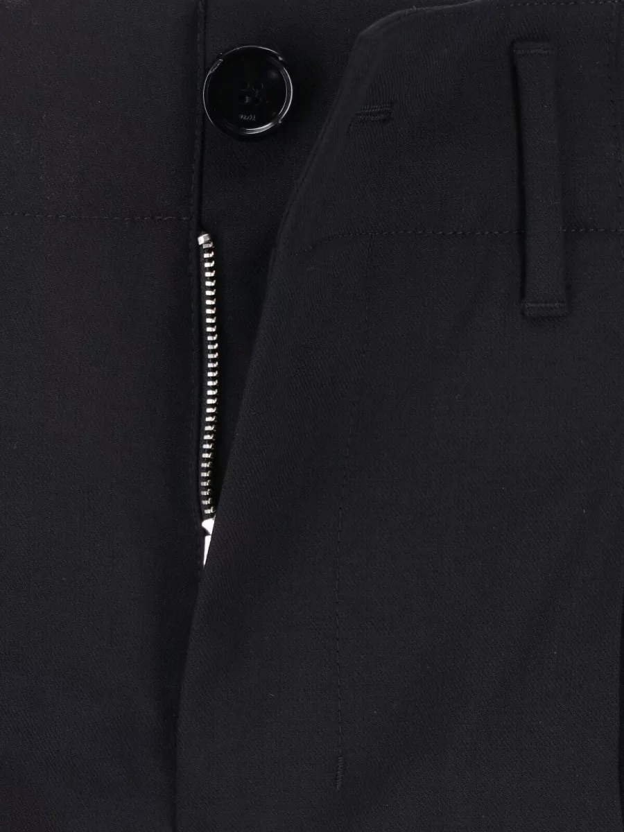 Ami Paris Virgin Wool Straight-Leg Tailored Trousers