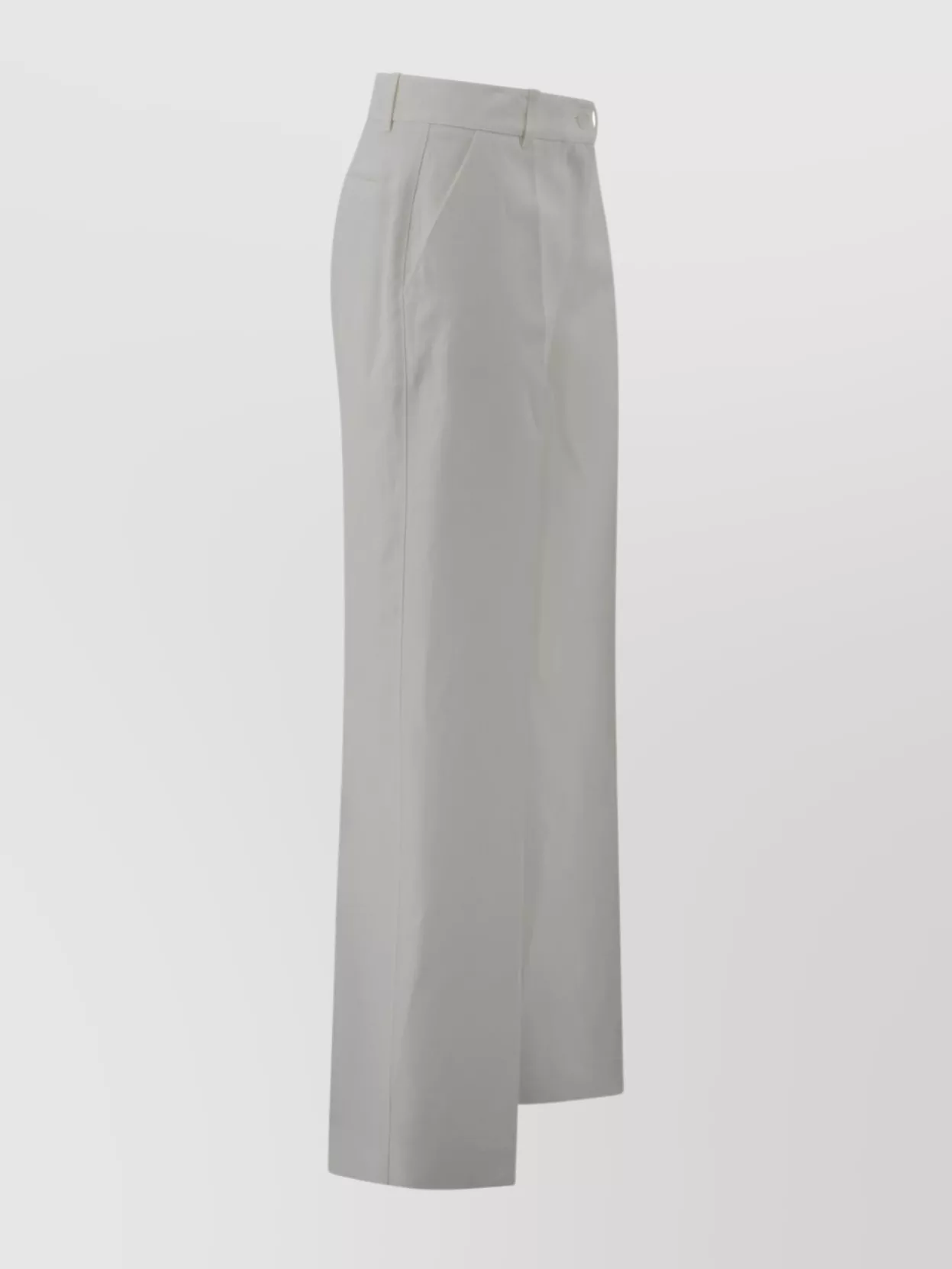 P.a.r.o.s.h Straight Leg Trousers With Back And Side Pockets