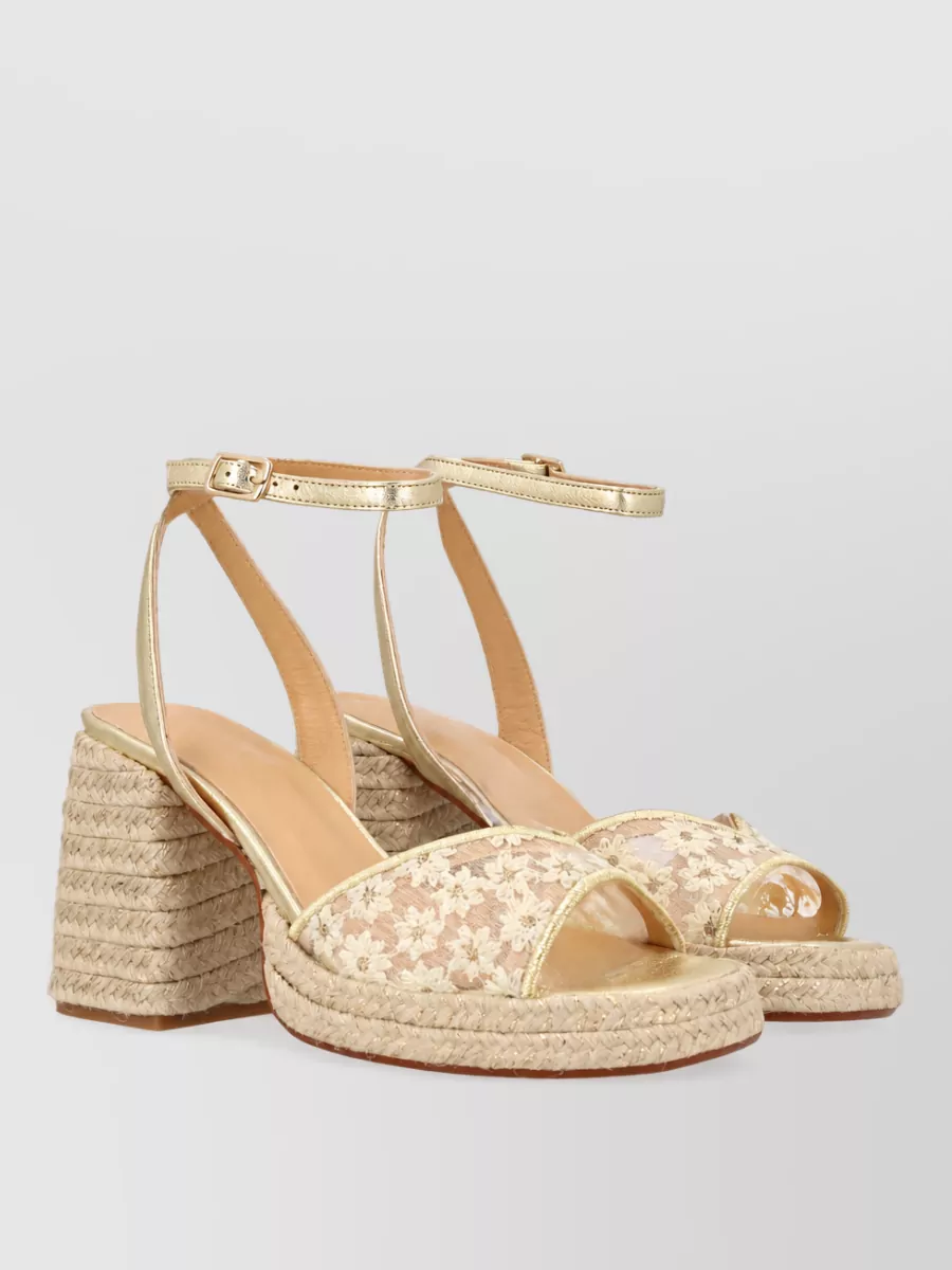 Castaner leather platform sandals