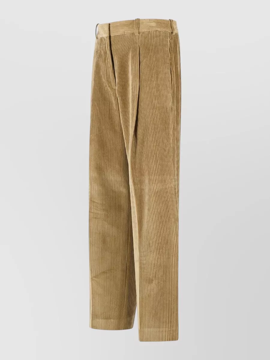 Róhe Corduroy Mid-Rise Wide-Leg Trousers