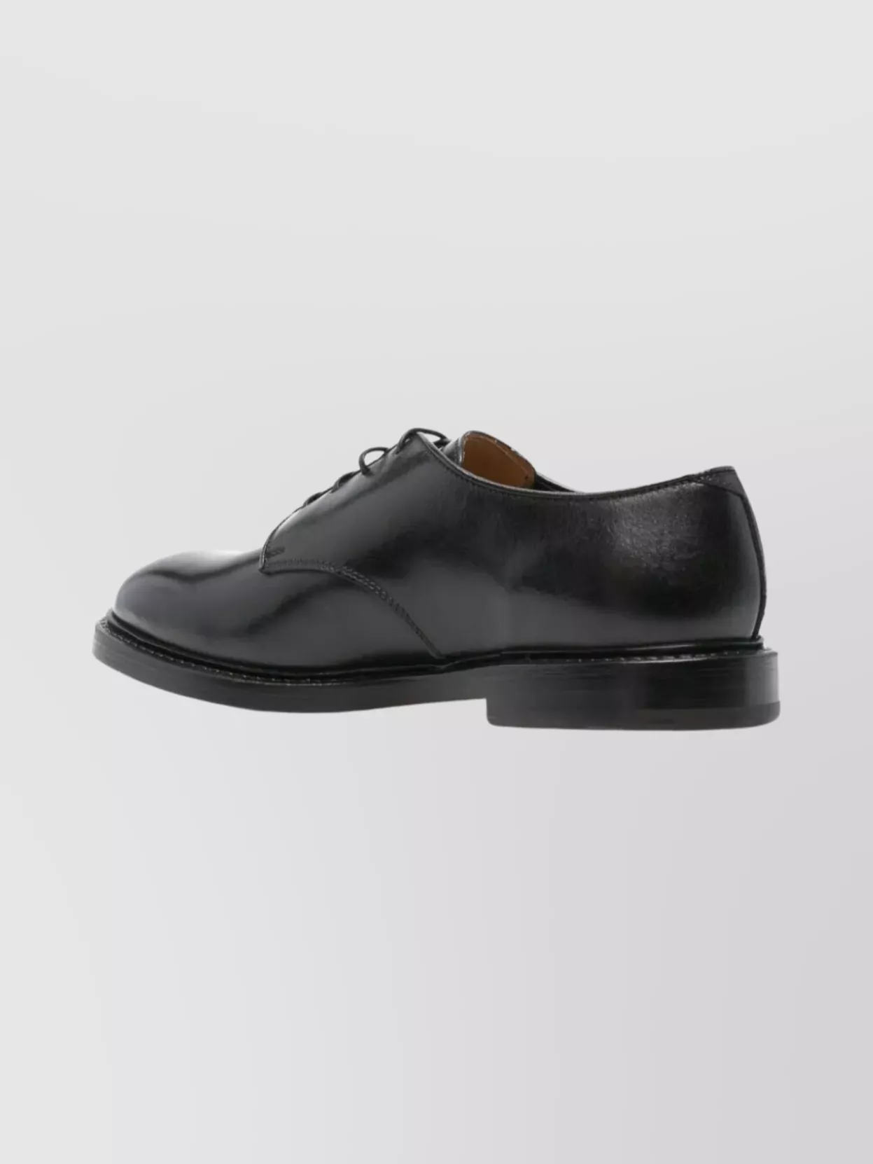 Premiata Round Toe Leather Callo Derby Shoes