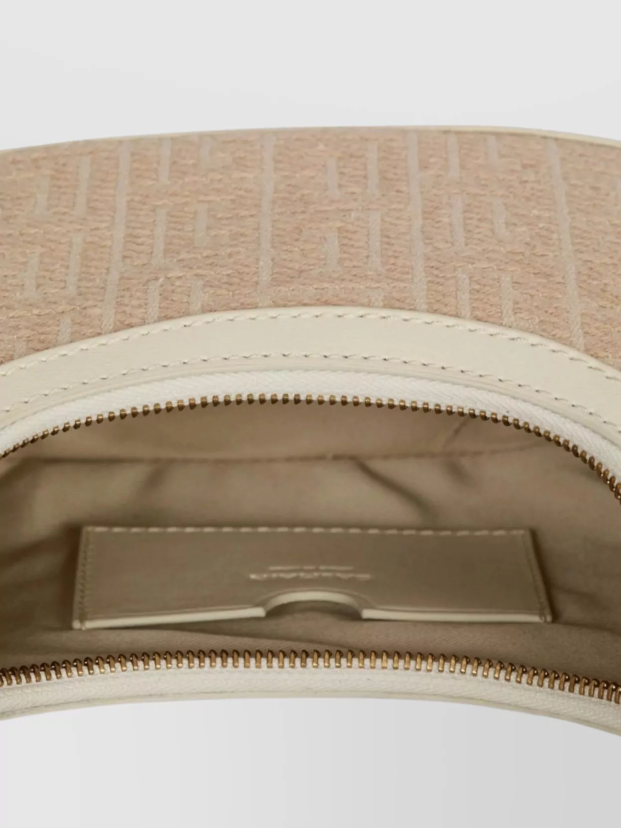 Balmain Monogrammed Jacquard Shoulder Bag With Leather Handle