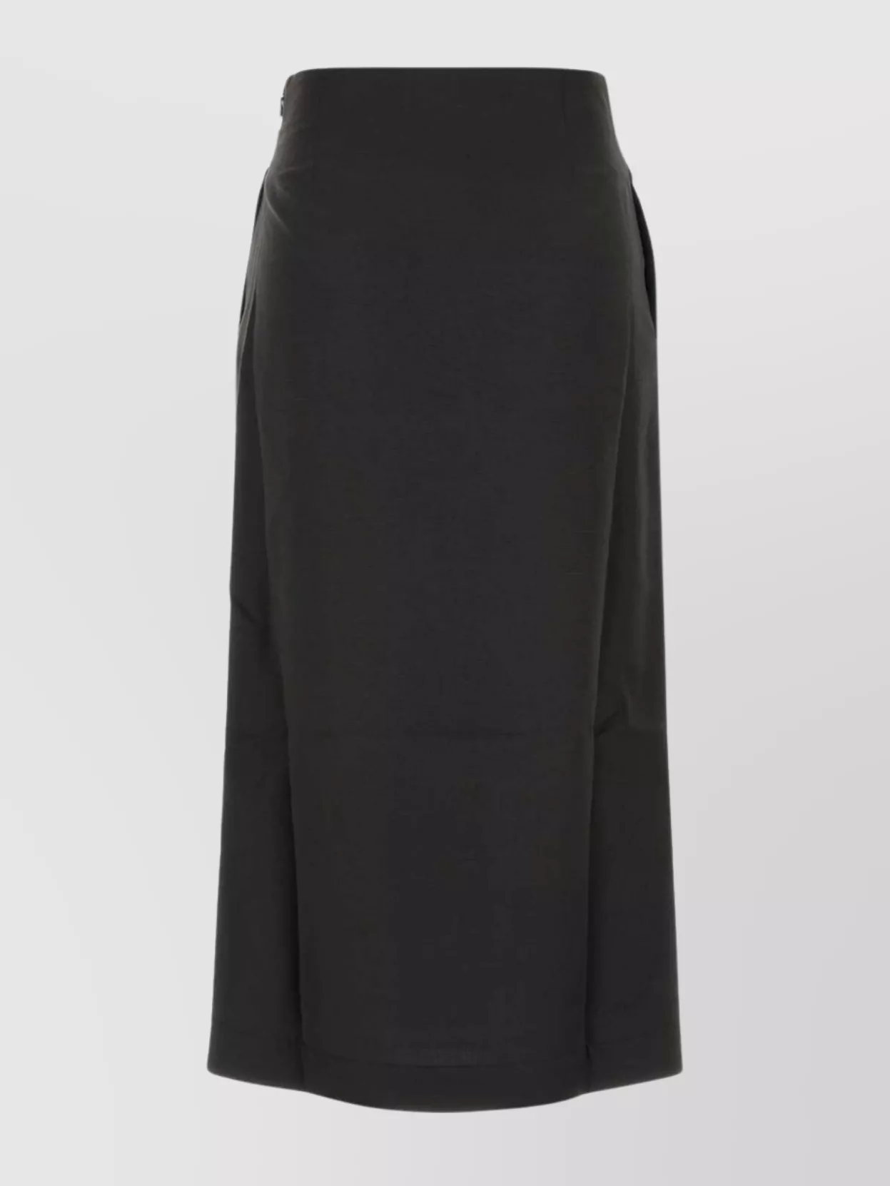 JW ANDERSON HIGH WAIST MIDI LENGTH SKIRT WITH SIDE SLIT AND BELT DETAIL