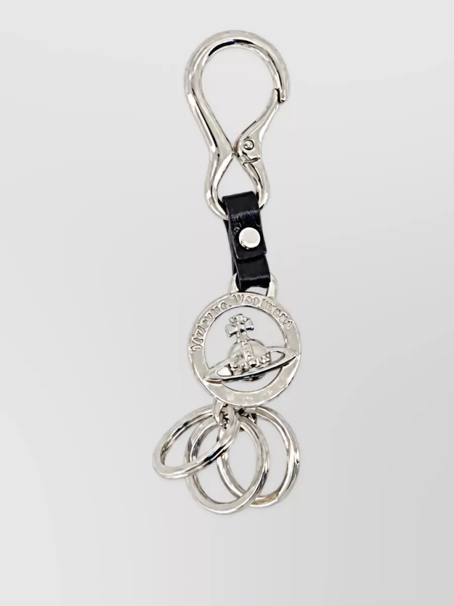 Vivienne Westwood orb medallion metal keychain