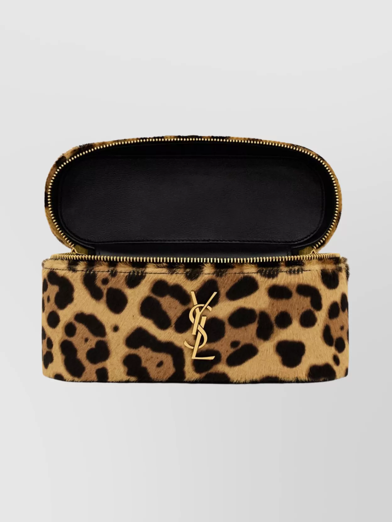 Saint Laurent Pony Skin Leopard Print Shoulder Bag