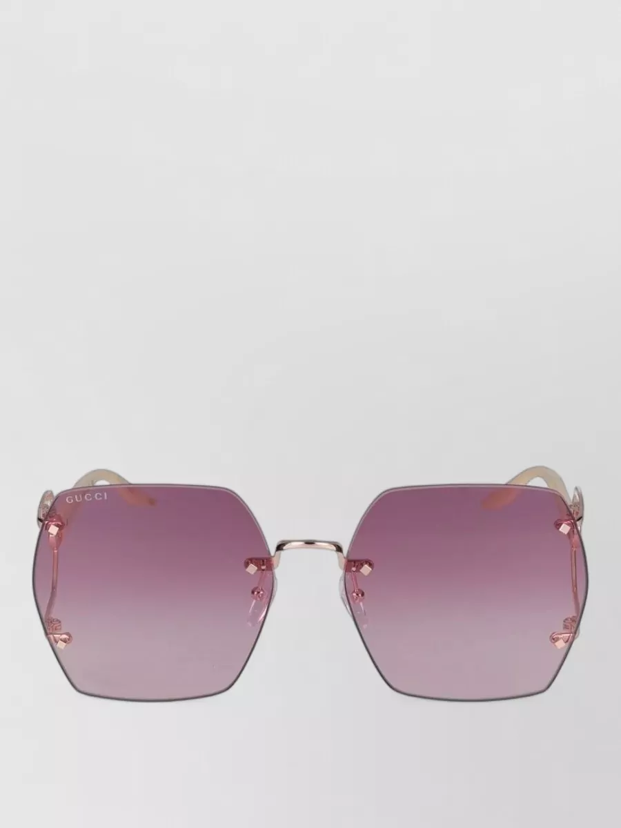 Gucci Metal Cat-Eye Sunglasses