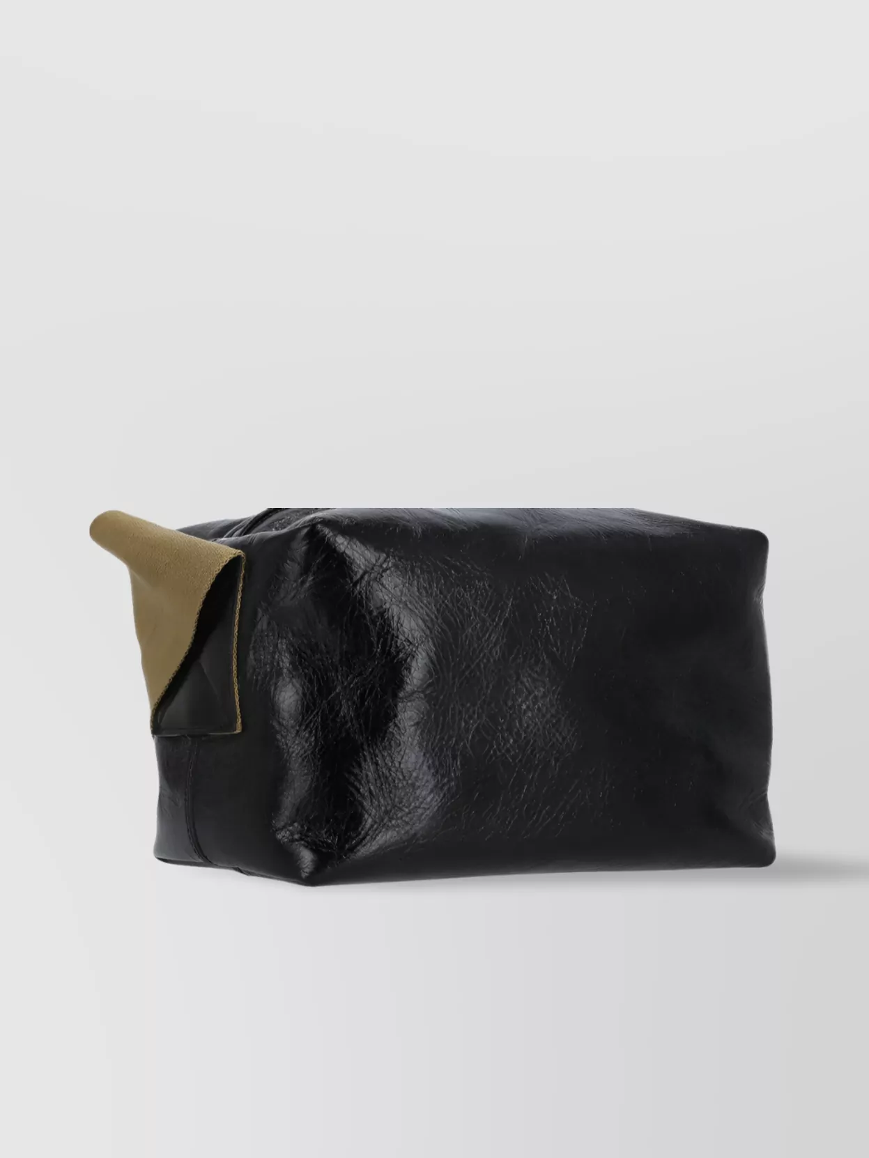 Uma Wang Adjustable Strap Leather Shoulder Bag