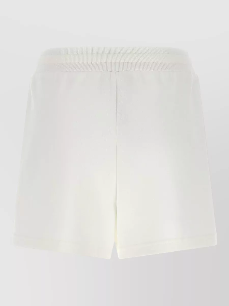 Dolce&Gabbana Cotton Fleece Wide-Leg Shorts
