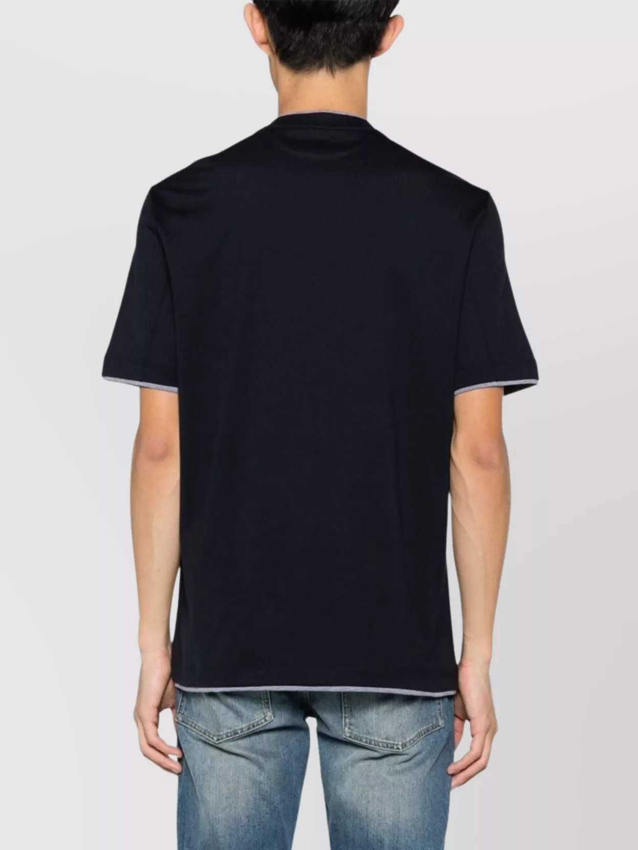Brunello Cucinelli Layered Crew Neck T-Shirt