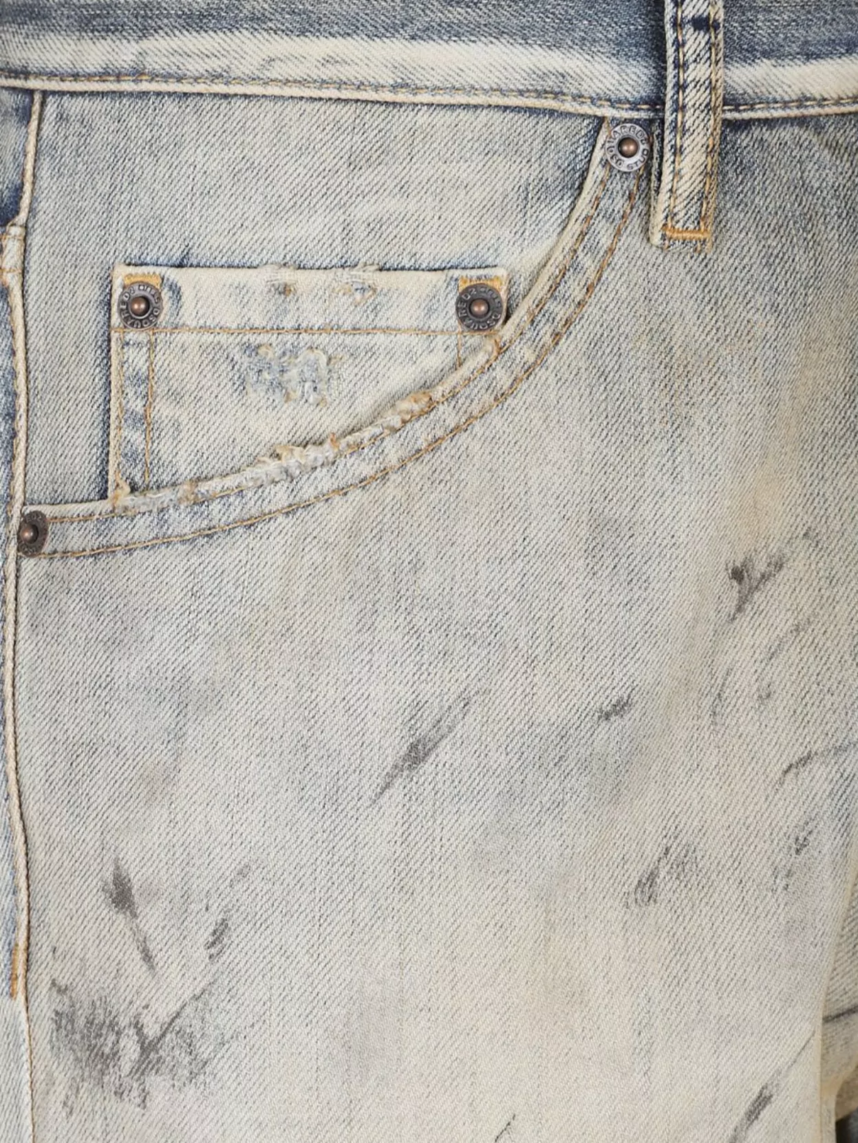 Dsquared2 Slim Fit Five Pocket Denim Trousers