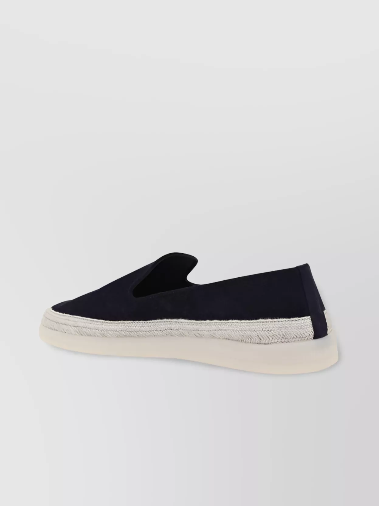 PRADA LOAFERS WITH ESPADRILLE SOLE AND RUBBER OUTSOLE