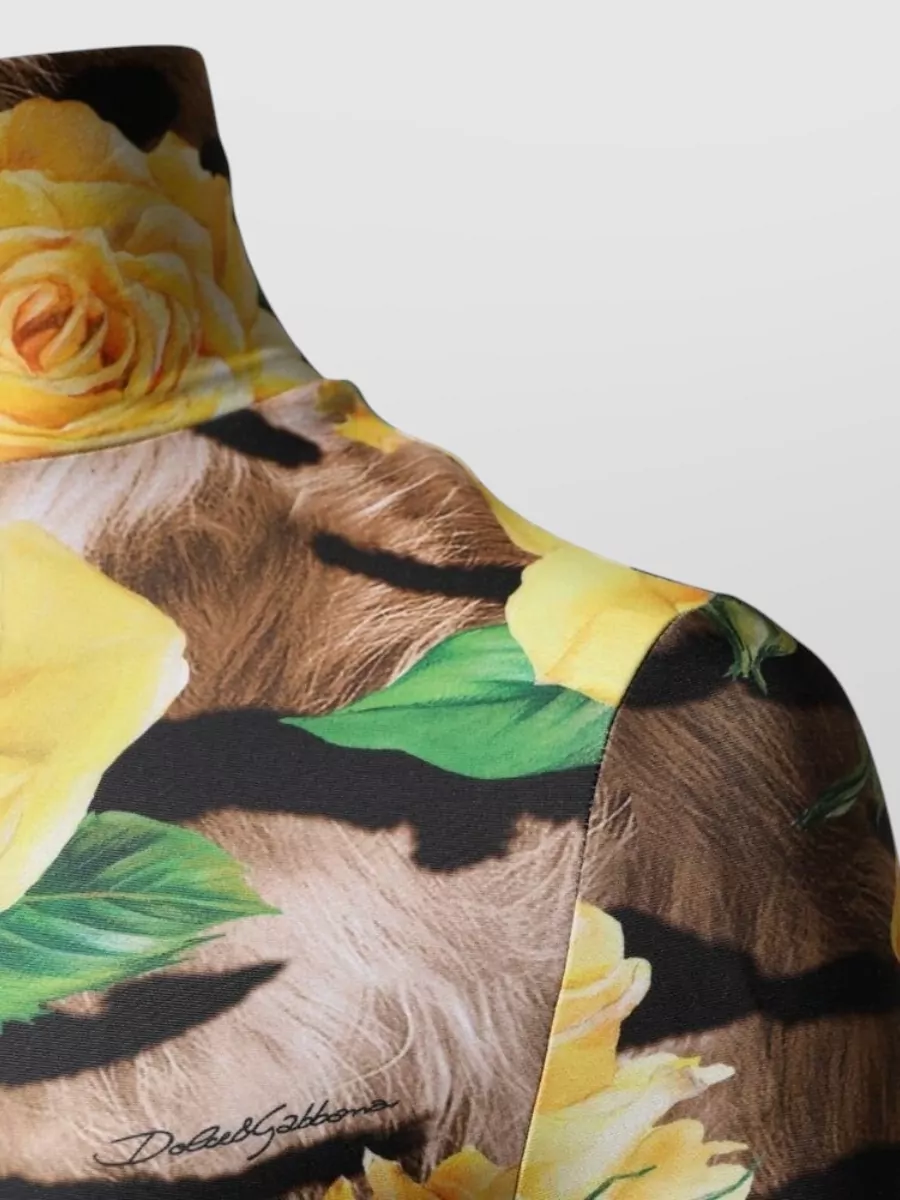 Dolce&Gabbana Floral-Print Sheath Mini Dress