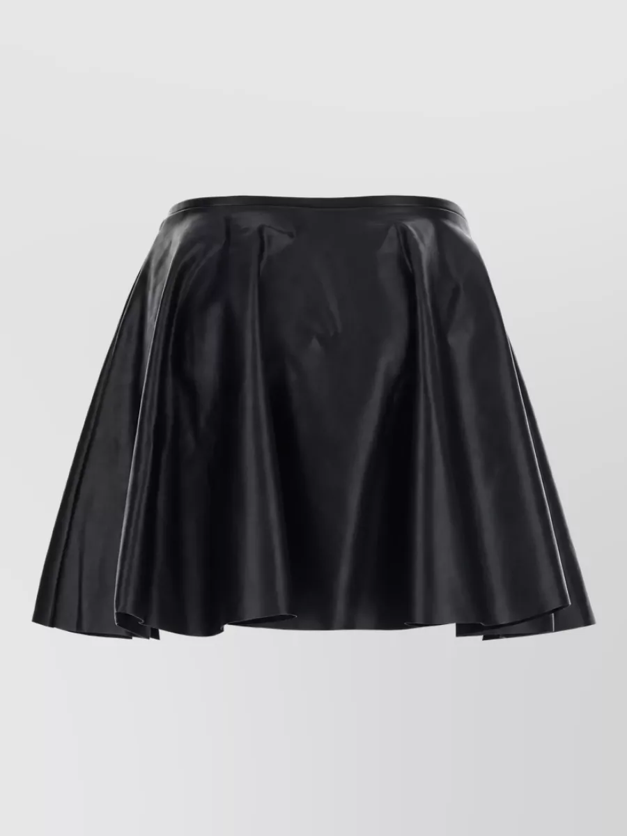 Norma Kamali Pleated Mini Skirt