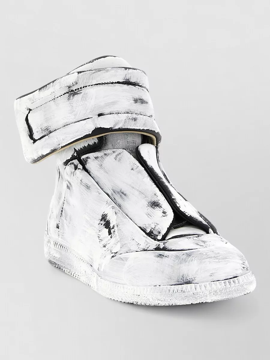 Maison Margiela leather high-top sneakers