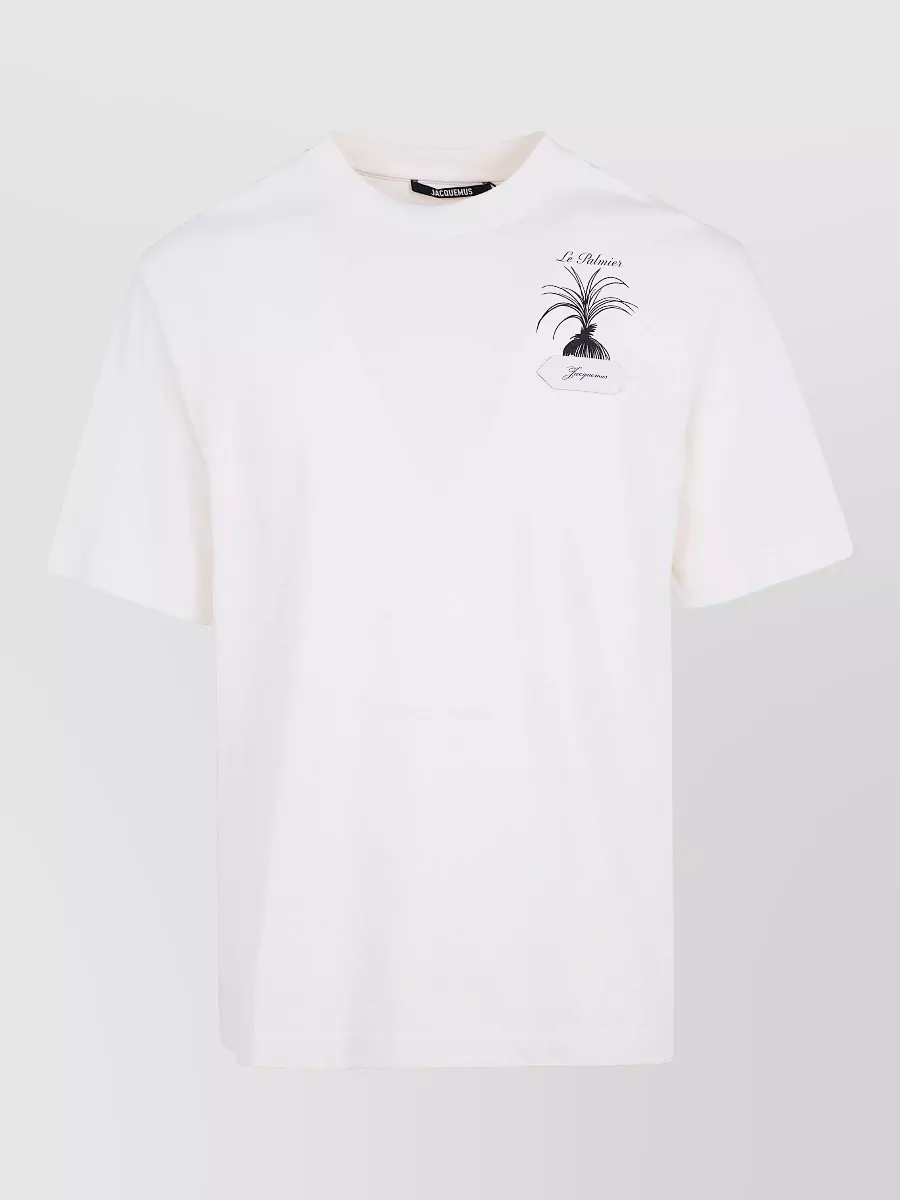 Jacquemus cotton logo-print short-sleeve t-shirt