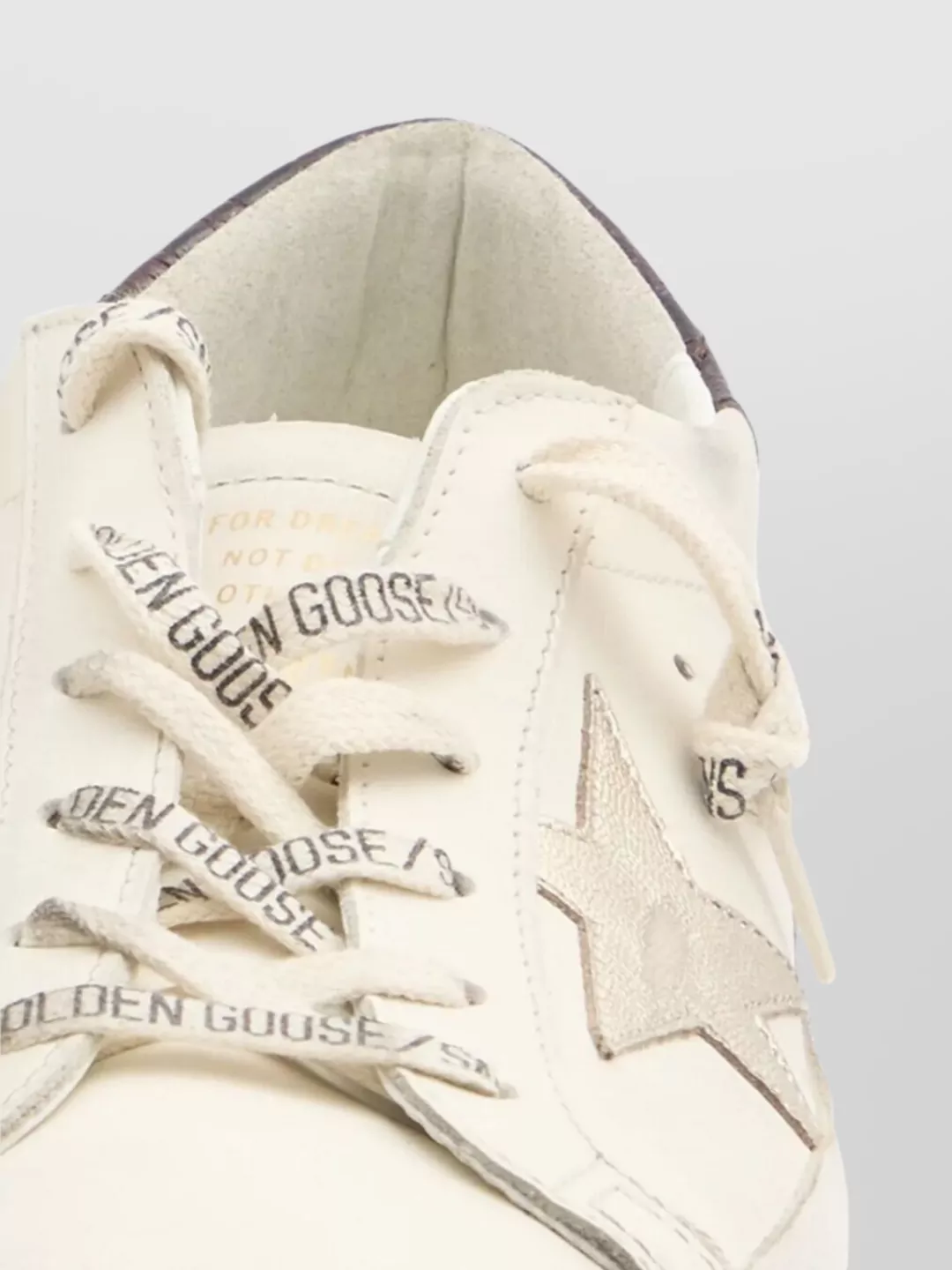 Golden Goose "Super Star" Leather Upper And Toe Laminated Star Cocco Print Heel And Spur