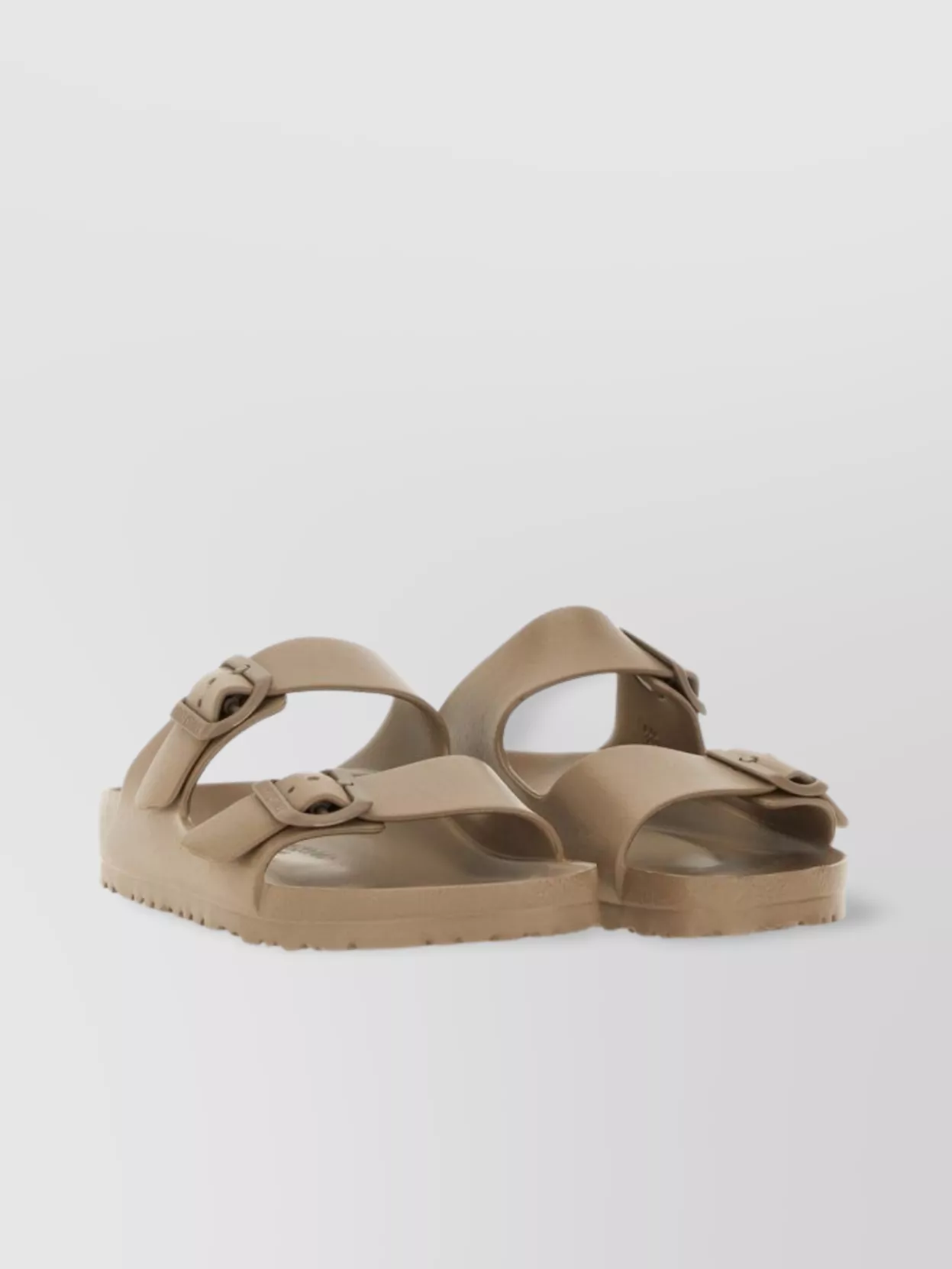 Birkenstock Double Strap Open Toe Flat Sole Slides