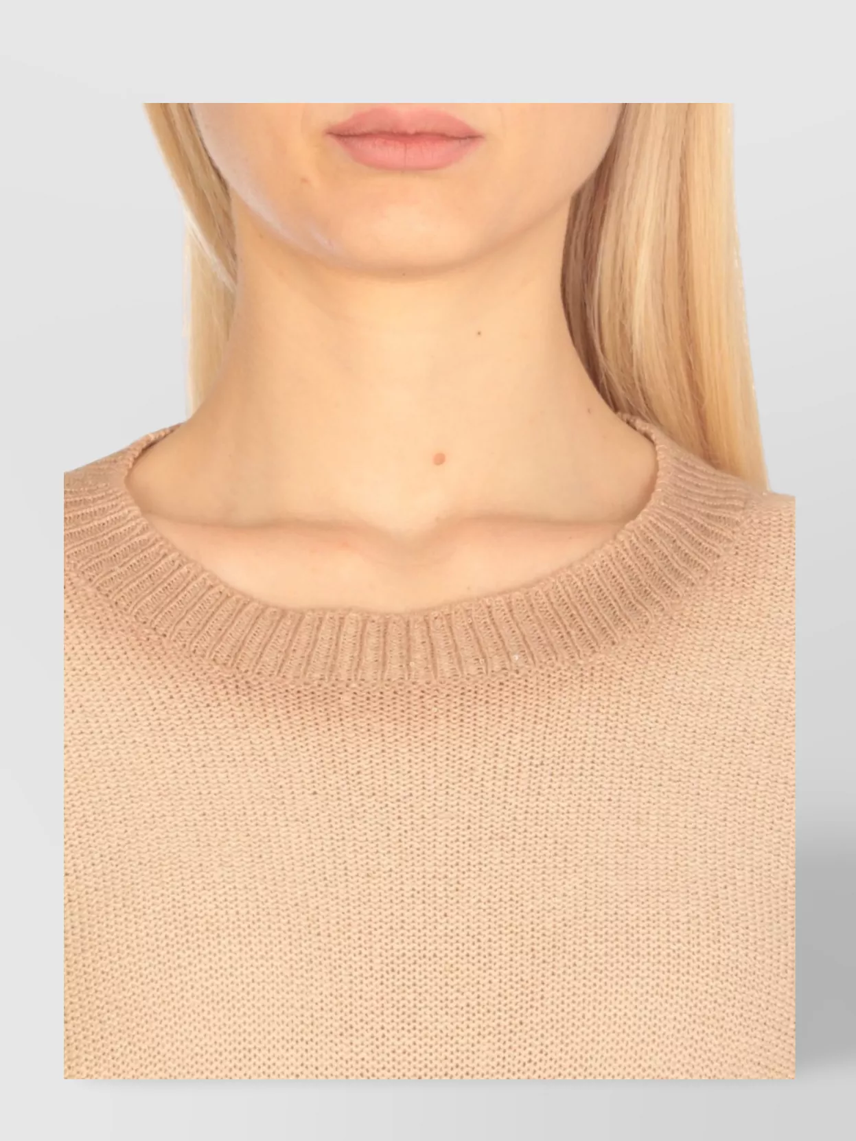 Fabiana Filippi Linen And Cotton Crewneck Sweater With Micro-Paillettes