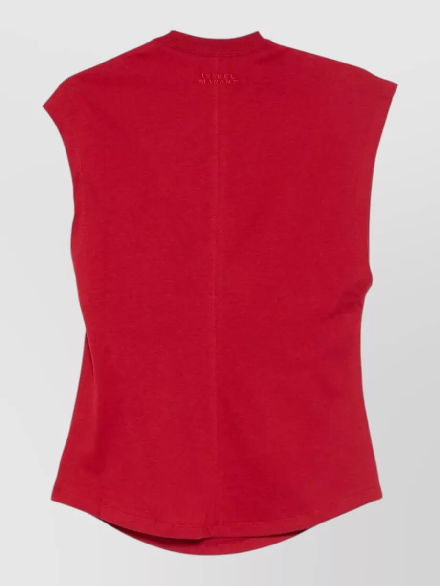 Isabel Marant Nayda Knot Sleeveless Draped Hem Top