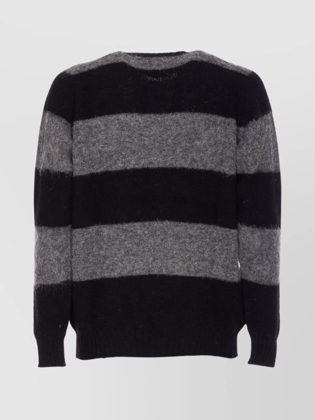 Howlin Striped Wool Crewneck Long-Sleeve Jumper