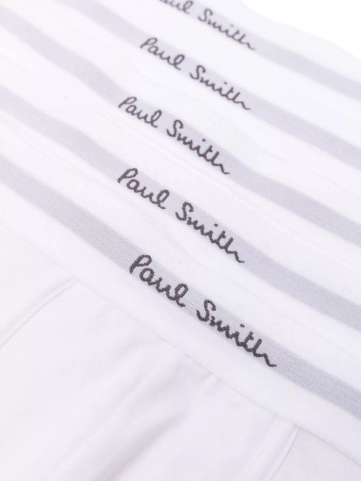PAUL SMITH LOGO-PRINT ORGANIC COTTON BOXERS (PACK OF FIVE)