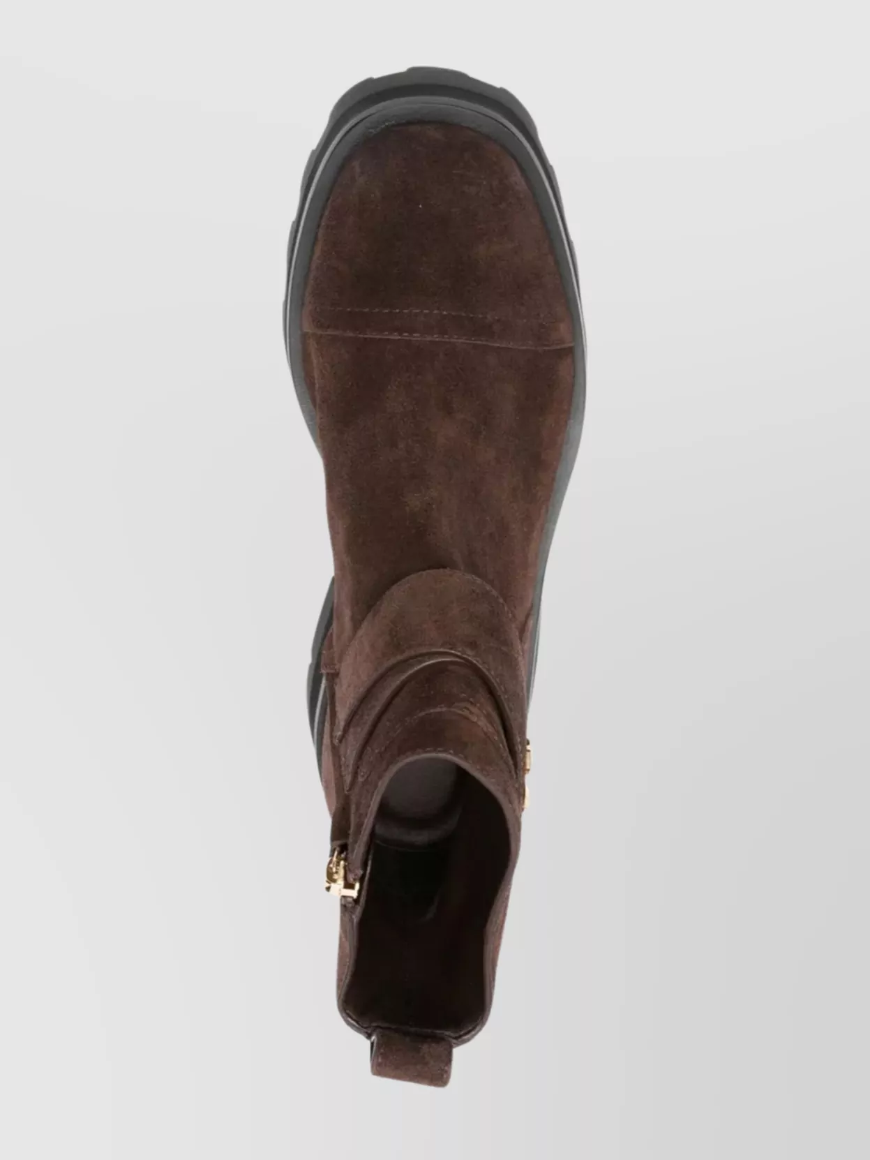 Jimmy Choo Suede Ankle Boots Chunky Sole In Brown