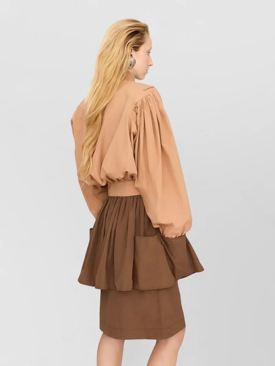 Chloé Cotton Cropped Belted Jacket