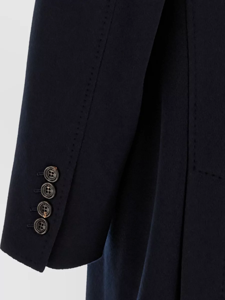 Brunello Cucinelli Virgin Wool Single-Breasted Coat