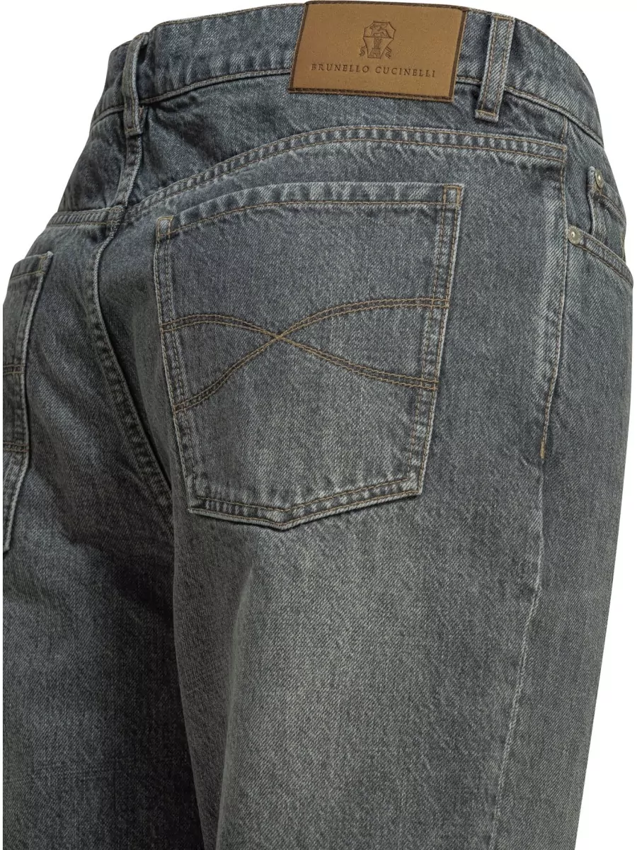 Brunello Cucinelli Denim Straight-Leg Jeans