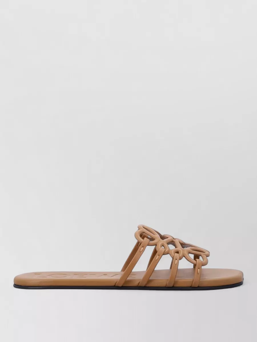 Loewe Leather Slide Sandals
