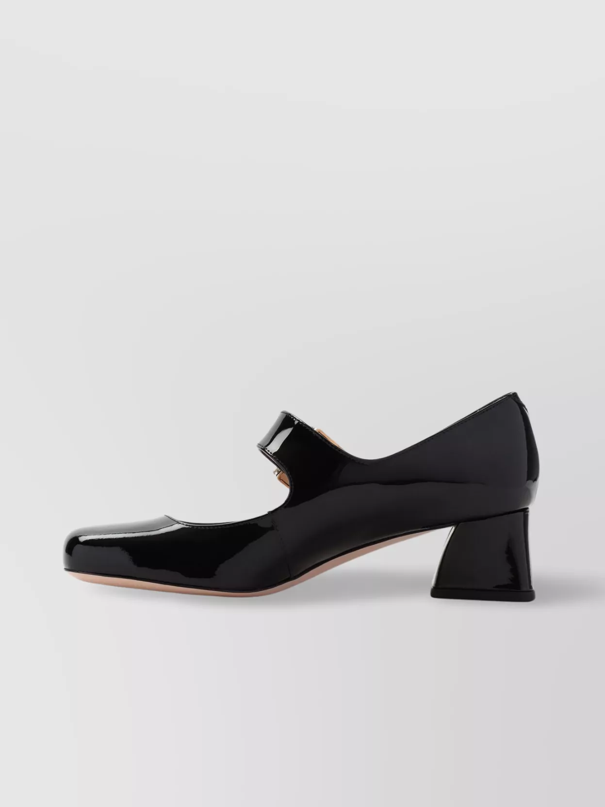 Roger Vivier Crystal Buckle Block Heel Pumps