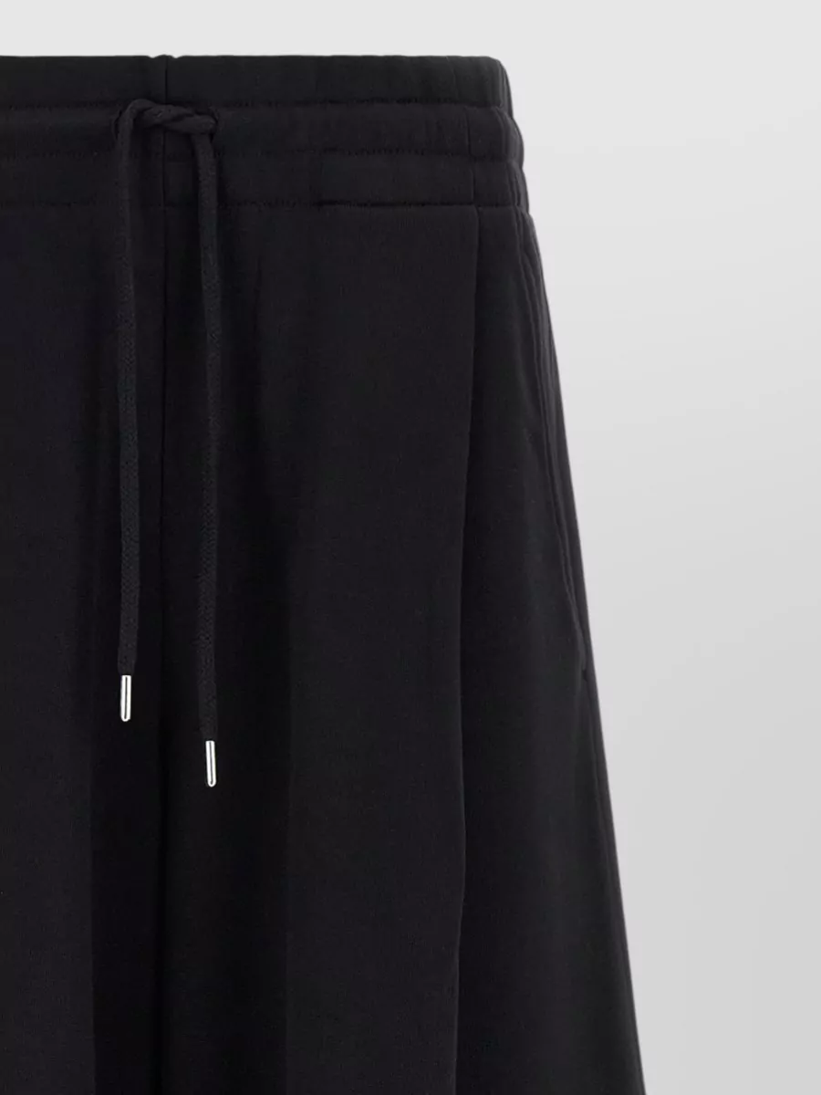 Dries Van Noten Cotton Mid-Rise Pleated Wide-Leg Pants