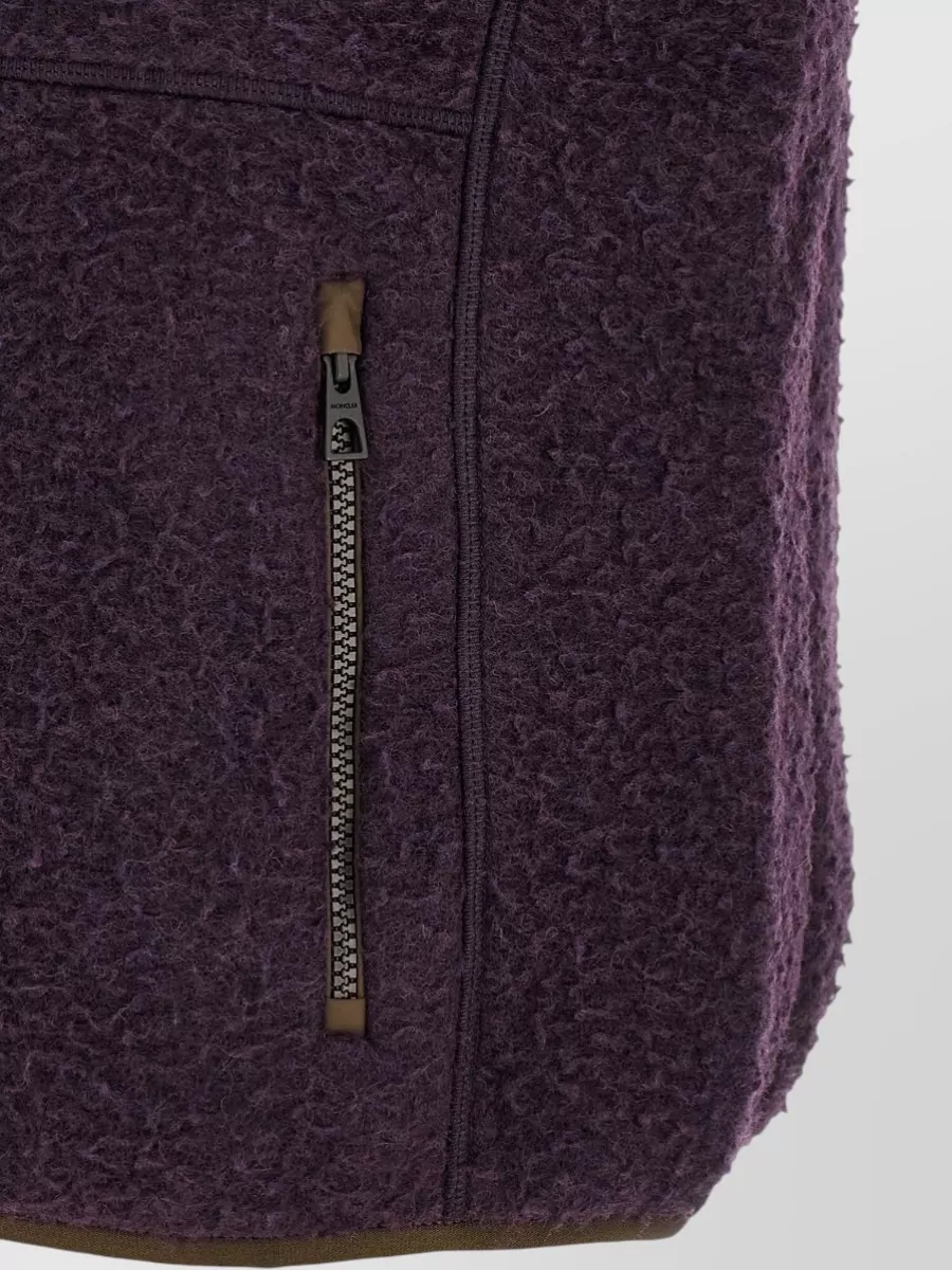 Moncler Textured Wool Padded Vest