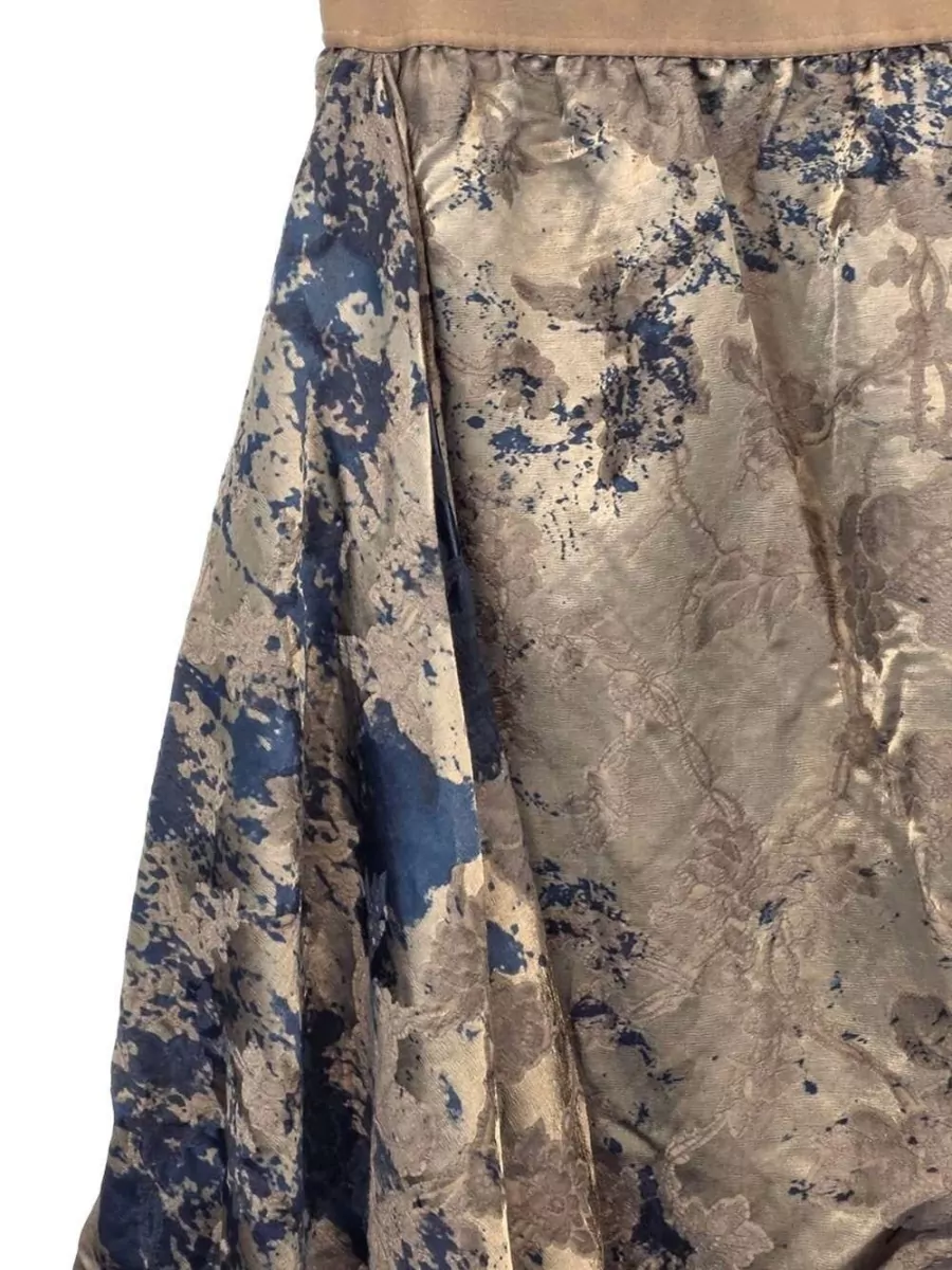 Uma Wang Linen Viscose Asymmetric Skirt