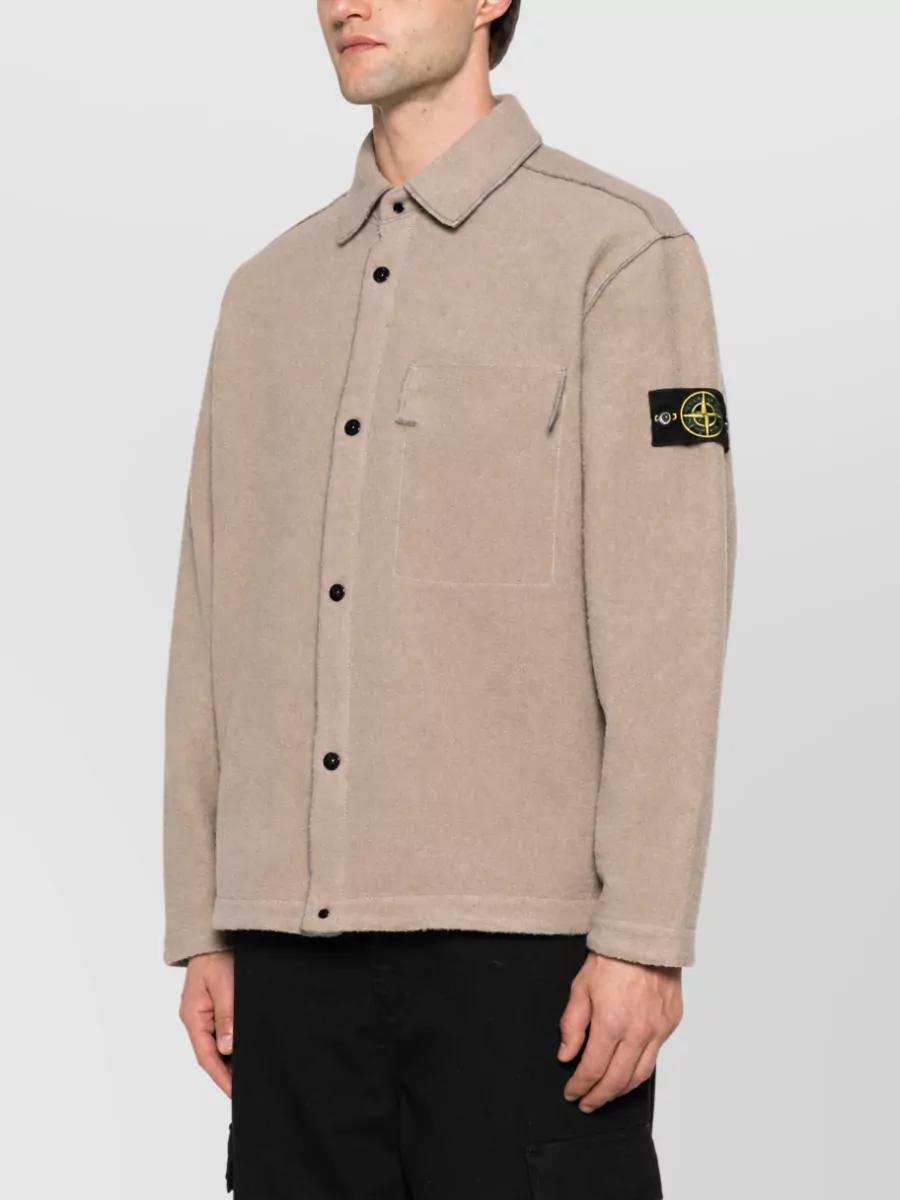 Stone Island Single Breasted Coat