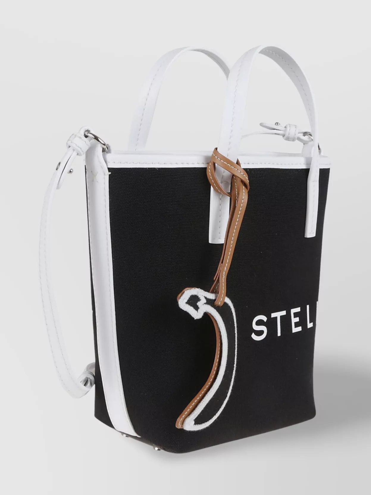 Stella Mccartney Canvas Bucket Bag Adjustable Strap