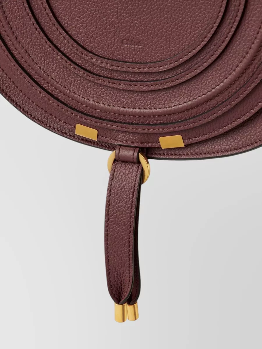 Chloé Marcie Leather Saddle Bag