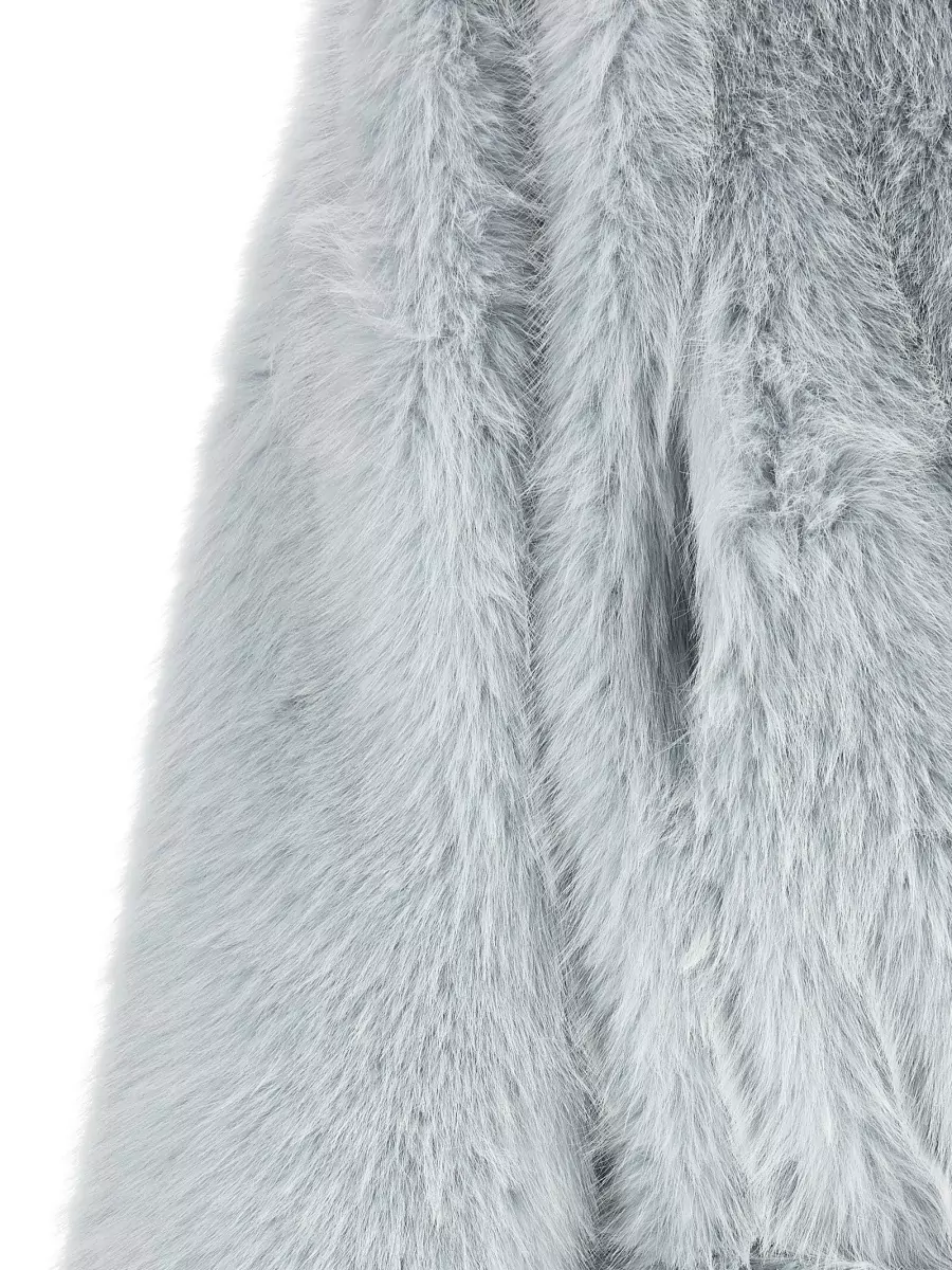 Pinko Faux Fur Belted Coat