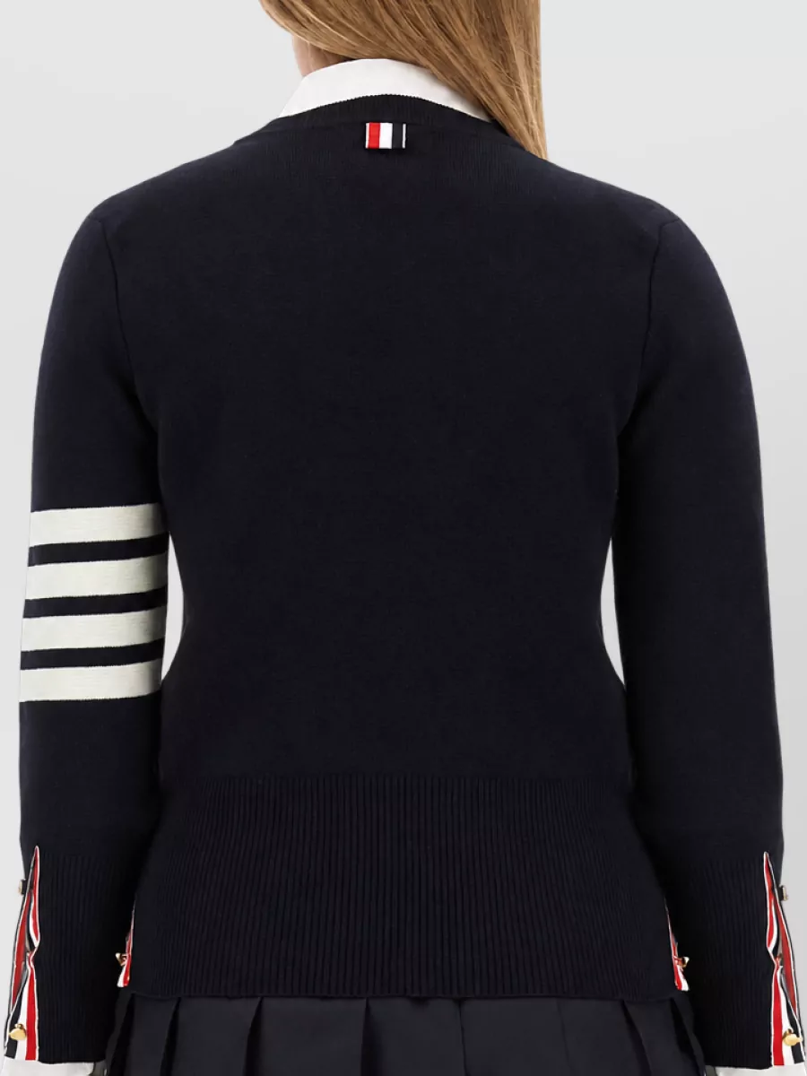 Thom Browne Wool Milano Stitch Sweatshirt