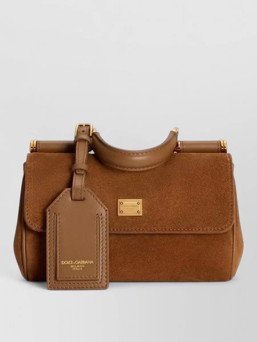Dolce&Gabbana my sicily leather shoulder bag