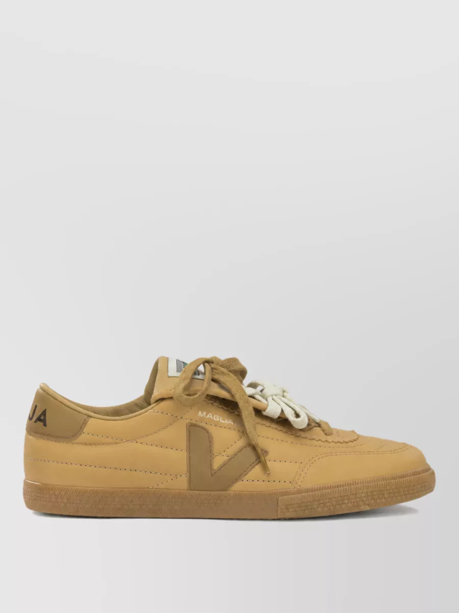 Veja Leather Low-Top Sneakers