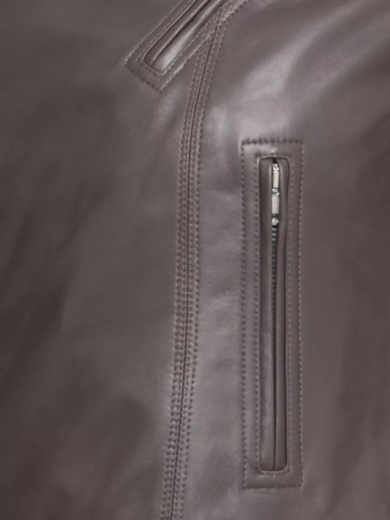 Rick Owens Women's Smooth Leather Jacket Zips