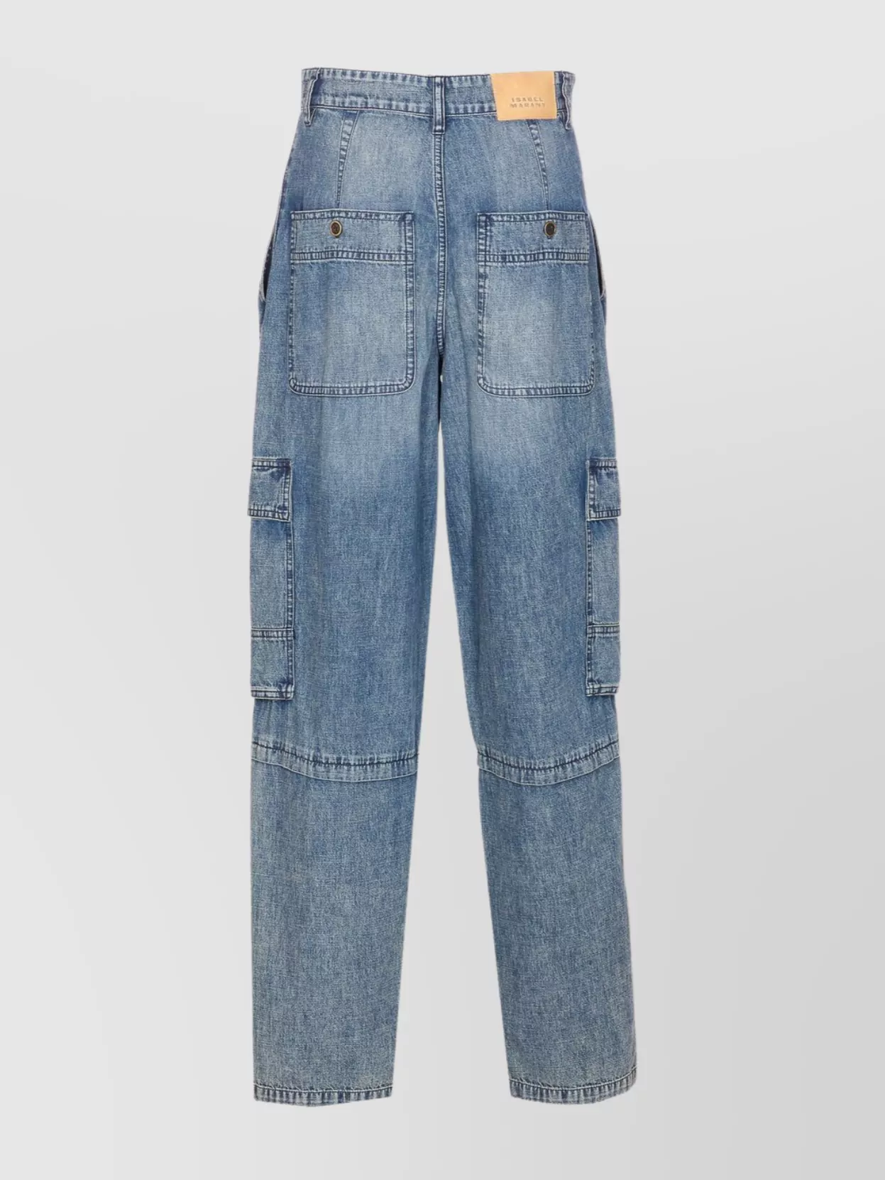 Isabel Marant Étoile Cargo Trousers Featuring Multiple Pockets In Blue