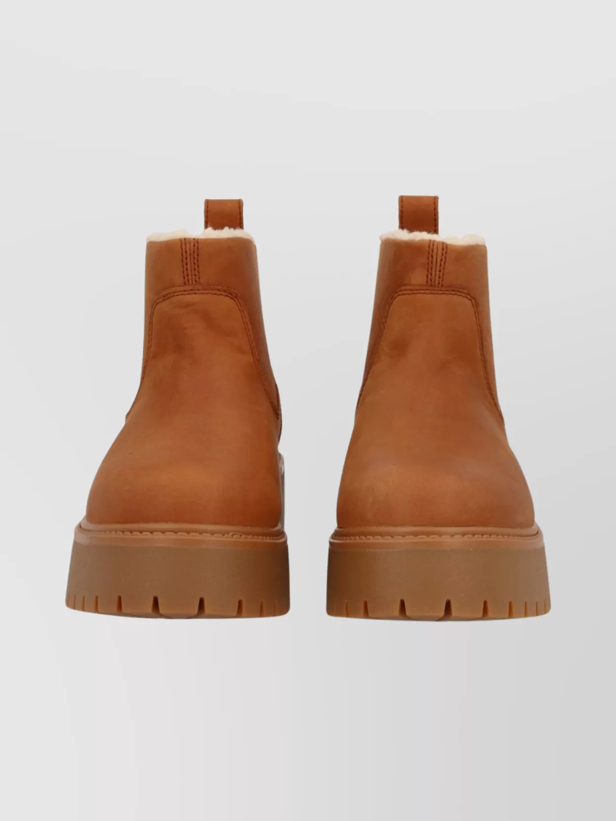 Timberland Ankle Boots With Lug Sole And Pull Tab