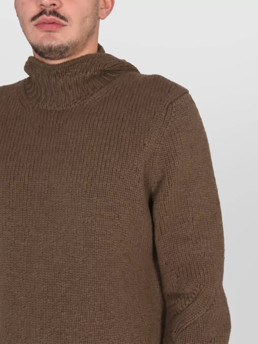Bottega Veneta textured hooded jersey jumper